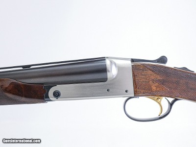 CSMC - Model 21, SxS, Titanium, Straight Grip, Gold Single Selective Trigger, 12ga. 28