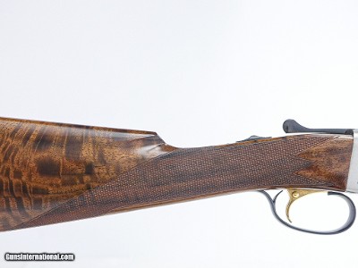 CSMC - Model 21, SxS, Titanium, Straight Grip, Gold Single Selective Trigger, 12ga. 28