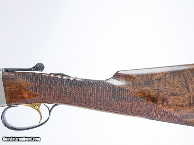 CSMC - Model 21, SxS, Titanium, Straight Grip, Gold Single Selective Trigger, 12ga. 28