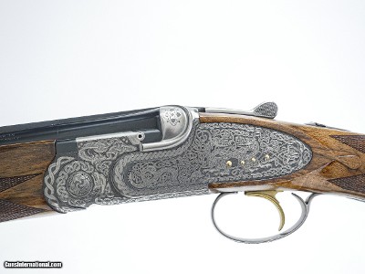 CSMC - A10, O/U Sidelock, Platinum Celtic Pattern, 12ga. 28” Barrels with Screw-in Choke Tubes. MAKE OFFER. - Image 2 of 11