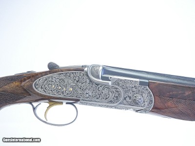 CSMC - A10, O/U Sidelock, Platinum, Rare VL&A Edition, Ornamental Scroll, 12ga. 28” Barrels. MAKE OFFER.