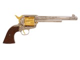 Standard Manufacturing
- SA Revolver, Nickel & Gold Plated, Factory #1 Engraved, .45 LC. 7.5" Barrel. - 1 of 2