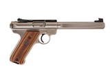 Ruger - Mark II, Stainless Competition Target Model, .22 LR. 6 7/8" Slabside Barrel. - 1 of 3