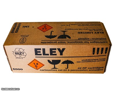 Eley HVS .22 Rimfire - Case (5000 Count) *LARGE QUANTITIES AVAILABLE*