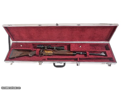 GALAZAN - Custom Bolt Action Rifle, 400 H&H Magnum. 24” Barrel. CASE INCLUDED. MAKE OFFER. - Image 1 of 11