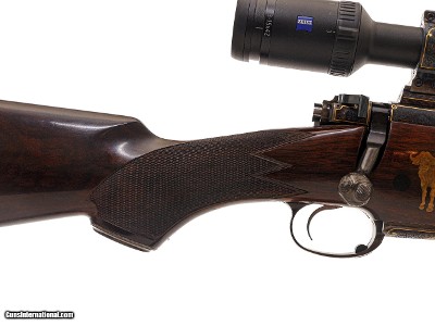 GALAZAN - Custom Bolt Action Rifle, 400 H&H Magnum. 24” Barrel. CASE INCLUDED. MAKE OFFER. - Image 8 of 11