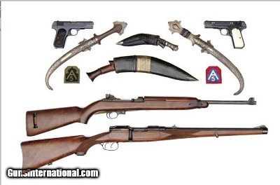 Large Groupings Of Firearms & Knives, The Property of General Mark W. Clark. MAKE OFFER.