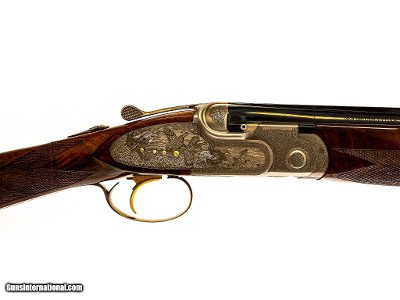 CSMC - A10, O/U Sidelock, Platinum Quail Game Scene, 20ga. 30