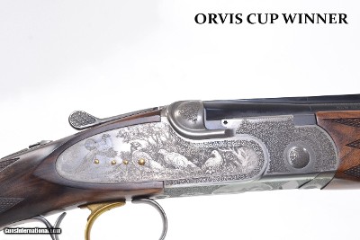 CSMC - A10, O/U Sidelock, Platinum Pheasant & Quail Game Scene, 20ga. 30