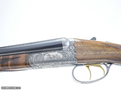 CSMC - Christian Hunter, SxS, Detachable Floor Plate, 20ga. 28” Barrels with Screw-in Choke Tubes. MAKE OFFER. - Image 2 of 11