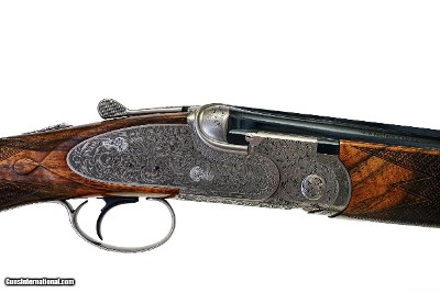 CSMC - A10, O/U Sidelock, Platinum Ornamental, 12ga. 28” Barrels with Screw-in Choke Tubes. MAKE OFFER.
