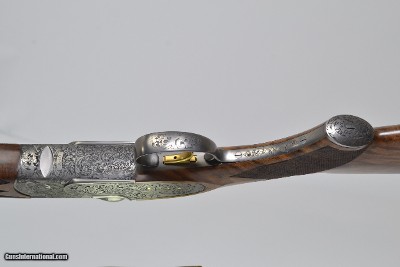 CSMC - A10, O/U Sidelock, Platinum Ornamental, 20ga. 30” Barrels with Screw-in Choke Tubes. MAKE OFFER. - Image 9 of 11