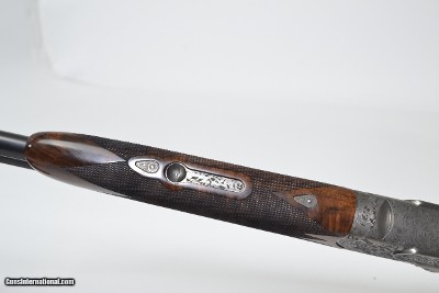 CSMC - A10, O/U Sidelock, Platinum Ornamental, 20ga. 30” Barrels with Screw-in Choke Tubes. MAKE OFFER. - Image 10 of 11