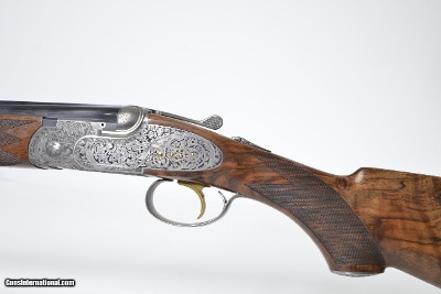 CSMC - A10, O/U Sidelock, Platinum Ornamental, 20ga. 30” Barrels with Screw-in Choke Tubes. MAKE OFFER. - Image 8 of 11
