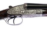H. Mahillon - Full Sidelock, SxS, Game Scene Engraved, Two Barrel Set, 12ga. 26