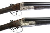 W.W. Greener - Royal G60 Grades, Unique G Ejector Hammerless Royal SxS, Matched Pair, 12ga. 30