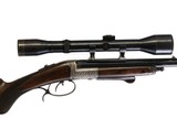 W. Collath - Single Shot Underlever Rifle w/Original Tesko Scope, 6.5x52R. 25 5/8