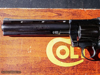 Colt - Diamondback, Royal Blued Finish, .22LR. 6
