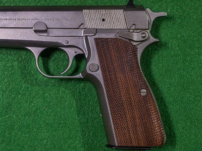 Browning - Hi Power, Nickel Finish, Made In Belgium, 9mm. 4.7