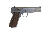 Browning - Hi Power, Nickel Finish, Made In Belgium, 9mm. 4.7