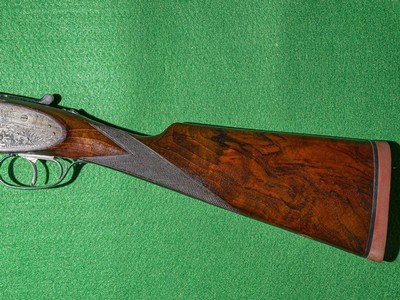 J. Sarasqueta - English Full Sidelock, O/U, Two Barrel Set, 12ga. 28
