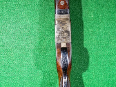 J. Sarasqueta - English Full Sidelock, O/U, Two Barrel Set, 12ga. 28