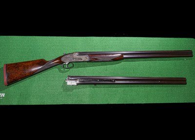 J. Sarasqueta - English Full Sidelock, O/U, Two Barrel Set, 12ga. 28