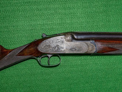 J. Sarasqueta - English Full Sidelock, O/U, Two Barrel Set, 12ga. 28
