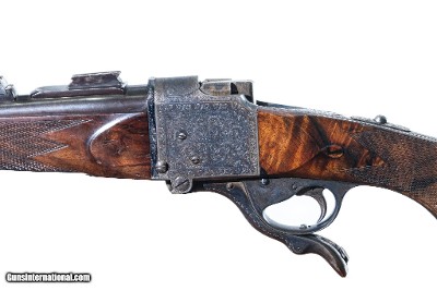 Thomas Bland & Sons  - Single Shot Rifle, Made for King Alfonso XII, .360. 24