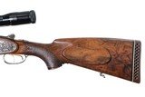 Hambrusch - Sidelock Drilling Rifle, Two Barrel Set, 24 7/8