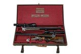 Hambrusch - Sidelock Drilling Rifle, Two Barrel Set, 24 7/8