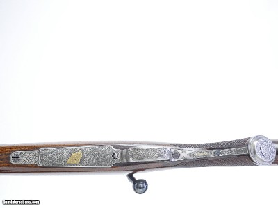 Francotte - Bolt Action Rifle, Mauser Action, Made In Belgium, .338 Magnum. 26