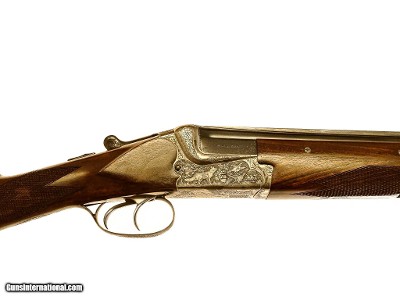 Merkel - 201E, O/U, Straight Grip, Solid Rib, Double Triggers w/Articulated Front Trigger, 16ga. 28