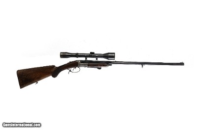 W. Collath - Single Shot Underlever Rifle w/Original Tesko Scope, 6.5x52R. 25 5/8
