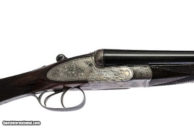 Joseph Lang & Son - Matched Pair SLE, SxS, Straight Grip Stock, Double Trigger, 102 New Bond Street Addr., 12ga. 28