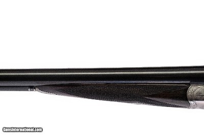 Joseph Lang & Son - Matched Pair SLE, SxS, Straight Grip Stock, Double Trigger, 102 New Bond Street Addr., 12ga. 28