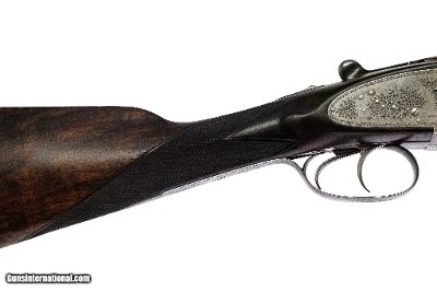 Joseph Lang & Son - Matched Pair SLE, SxS, Straight Grip Stock, Double Trigger, 102 New Bond Street Addr., 12ga. 28
