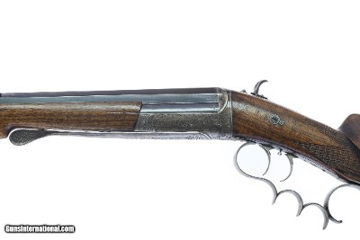 Liethner in Ischl - Antique German Single Shot Rifle, 450x60D. 24 3/8