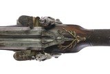 No Name/Unmarked - Antique Flintlock Double Barrel Shotgun, 20ga. 31 1/2