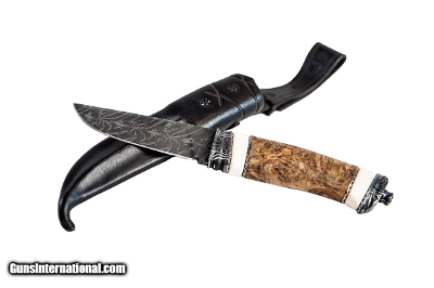 Gaston J. Glock One-of-a-kind Nordland Knife with Explosions Damascus Steel
