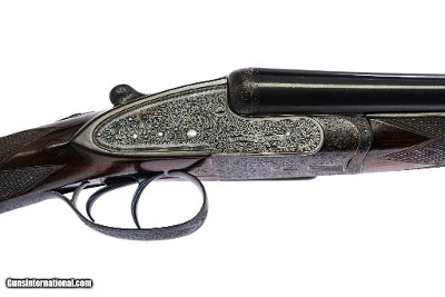 William Evans - Full Sidelock, SxS, Straight Grip Stock, Double Triggers,1934 Production, London Address, 12ga. 26 1/2