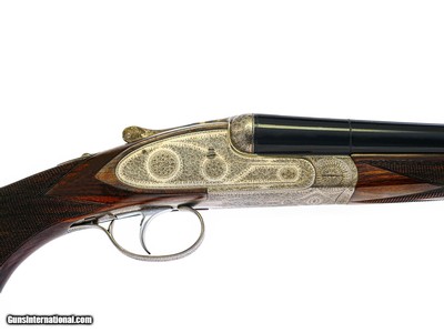 Kemen - Sideplate SxS, Self-Opening, Matched Pair, Sequential Serial Numbers, 12ga.  28 1/2