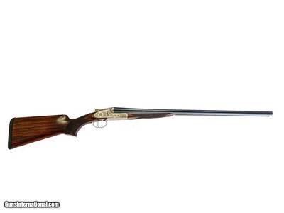 Kemen - Sideplate SxS, Self-Opening, Matched Pair, Sequential Serial Numbers, 12ga.  28 1/2