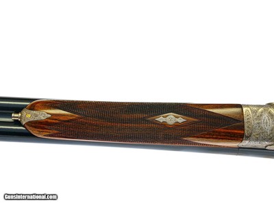 Kemen - Sideplate SxS, Self-Opening, Matched Pair, Sequential Serial Numbers, 12ga.  28 1/2