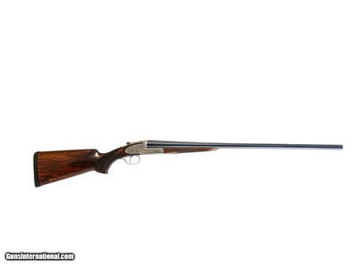 Kemen - Sideplate SxS, Self-Opening, Matched Pair, Sequential Serial Numbers, 12ga.  28 1/2