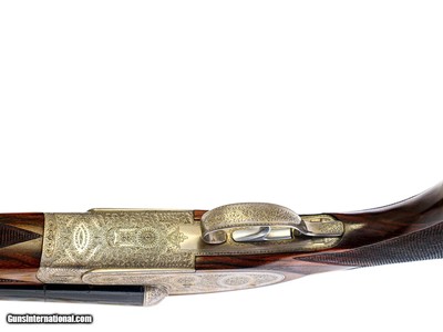 Kemen - Sideplate SxS, Self-Opening, Matched Pair, Sequential Serial Numbers, 12ga.  28 1/2