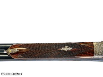 Kemen - Sideplate SxS, Self-Opening, Matched Pair, Sequential Serial Numbers, 12ga.  28 1/2