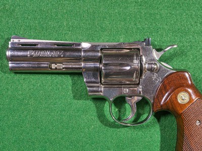 Colt - Python, Nickel Finish, .357 Magnum. 4