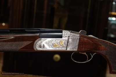 CSMC - G1 Platinum, O/U, St. Hubertus Model, Engraved By Diego Bonsi, 12ga. 32