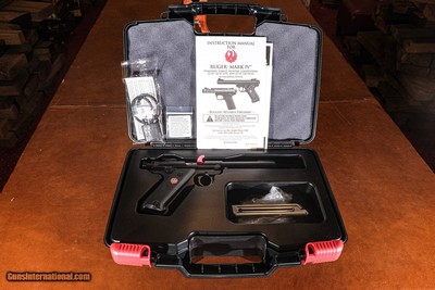 Ruger - Mark IV, Target, .22 LR. 5 1/2” Barrel. NEW IN BOX. 4 AVAILABLE.